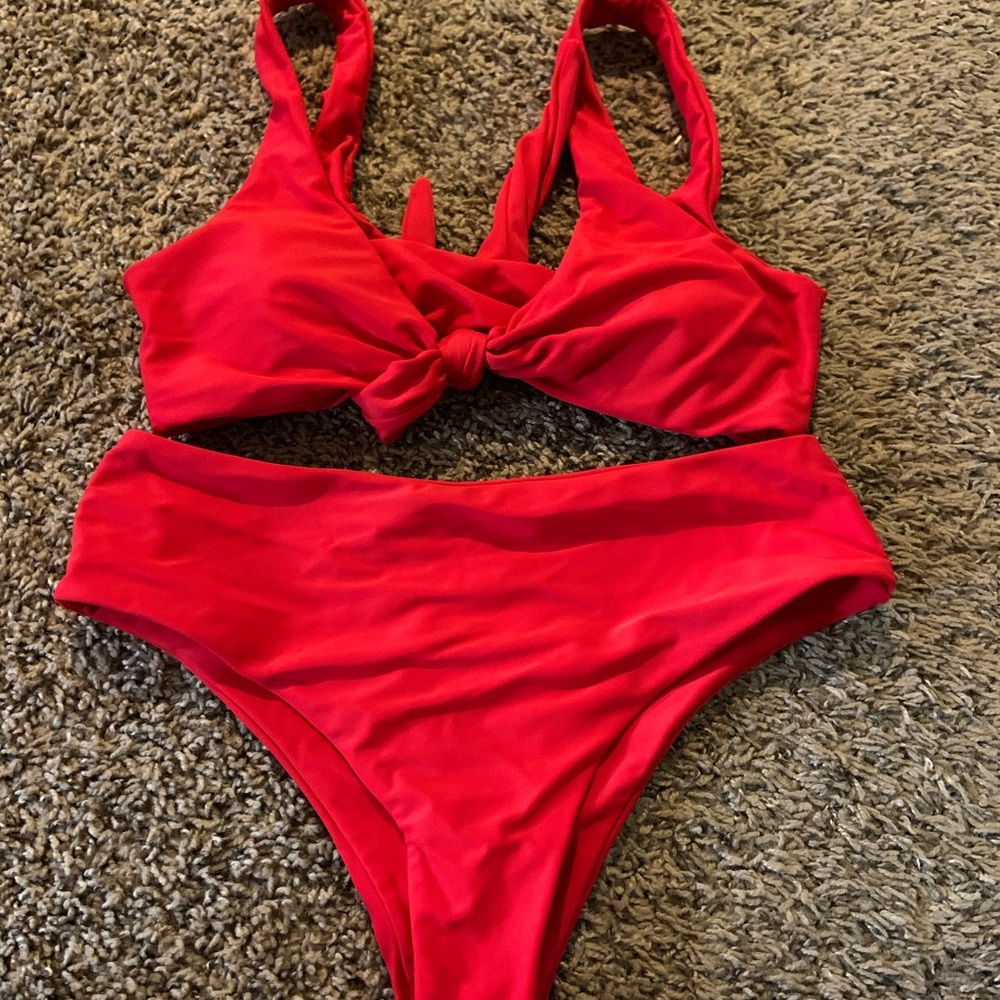 Red bikini